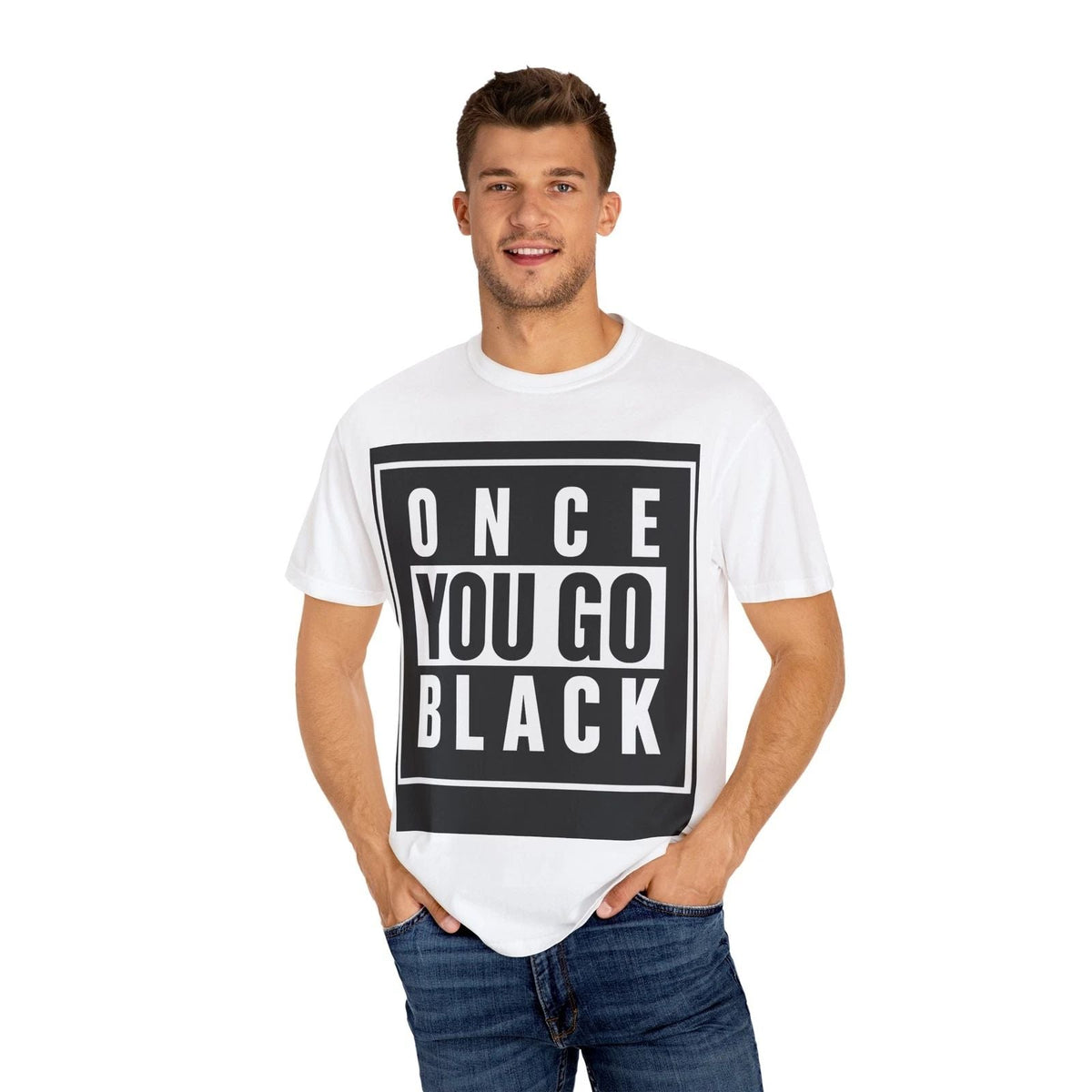 Once You Go Black, Trendy Casual Shirt, Unique Gift,Unisex Graphic Tee - [...] Unisex