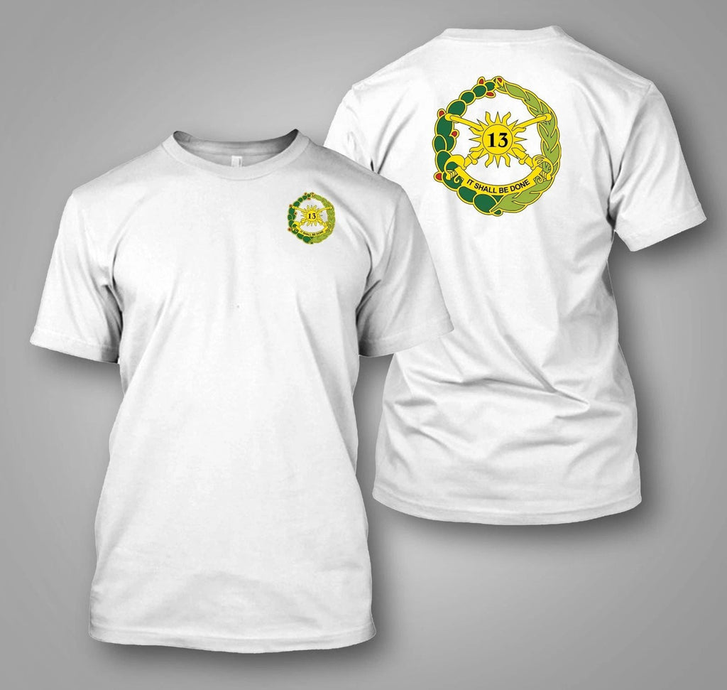 US Army 13th Cavalry Regiment - Custom front and back tee Unisex