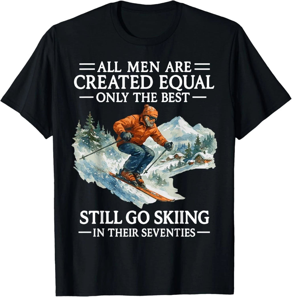 70th Birthday Skier Gifts Man 70 Years Old Skiing Lover unisex Unisex