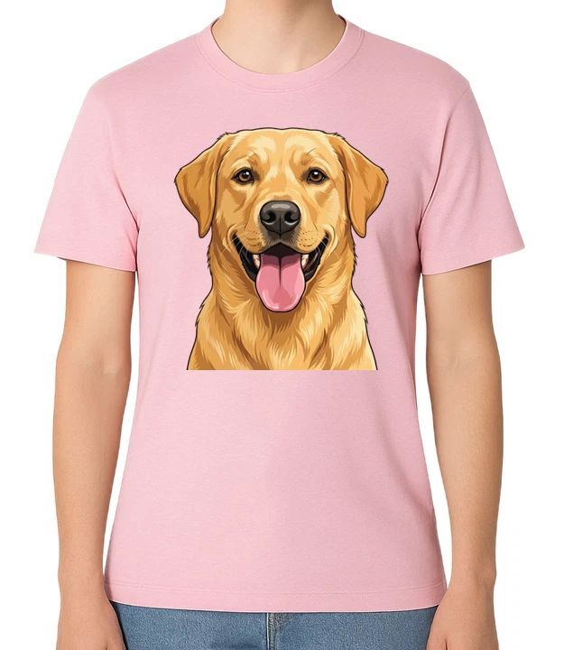 Golden Retriever Dog Face Happy Retriever Pet Lover Unisex Tee Unisex