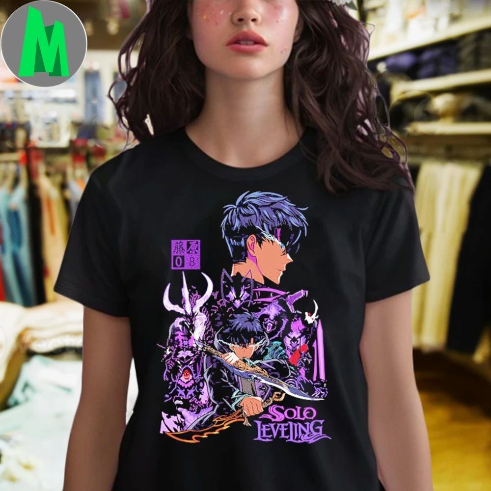 Shadow Monarch Solo Leveling Anime Shirt Unisex