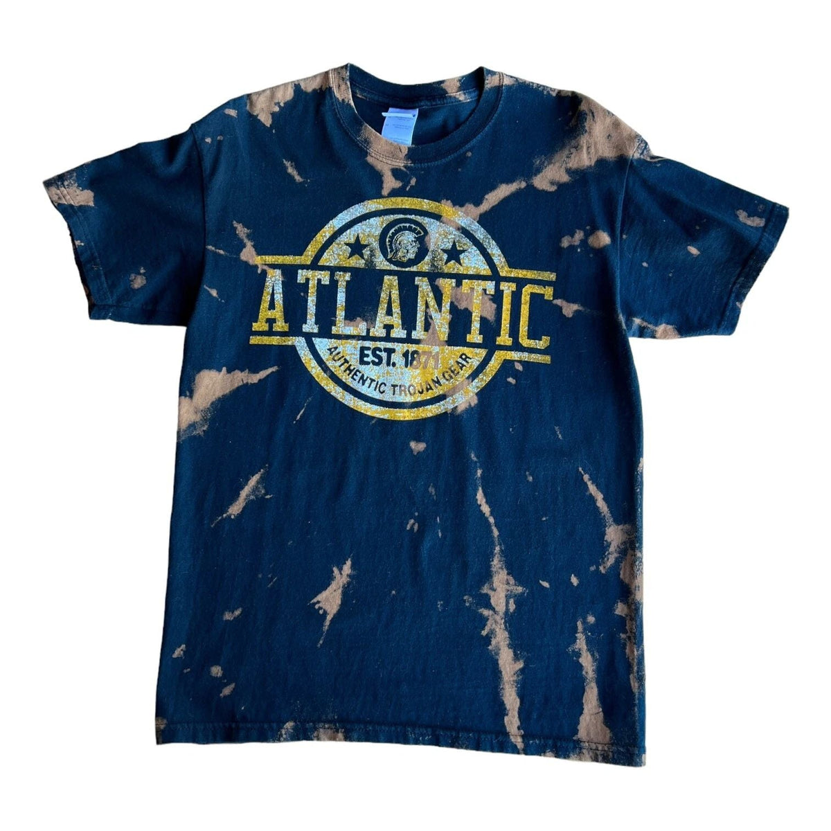 Atlantic Trojan Gear Custom Bleach Out Unisex Size Medium Unisex