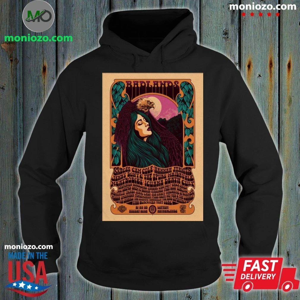 Badlands Festival Aug 21-23 2026 Lottum Netherlands Poster Shirt Unisex