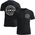 Front and back custom s with personalized photo,text and logo 100% cotton Unisex
