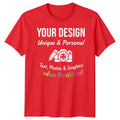 Custom Personalised | Design Your Own Text Photo Graphic | Mens Kids Unisex