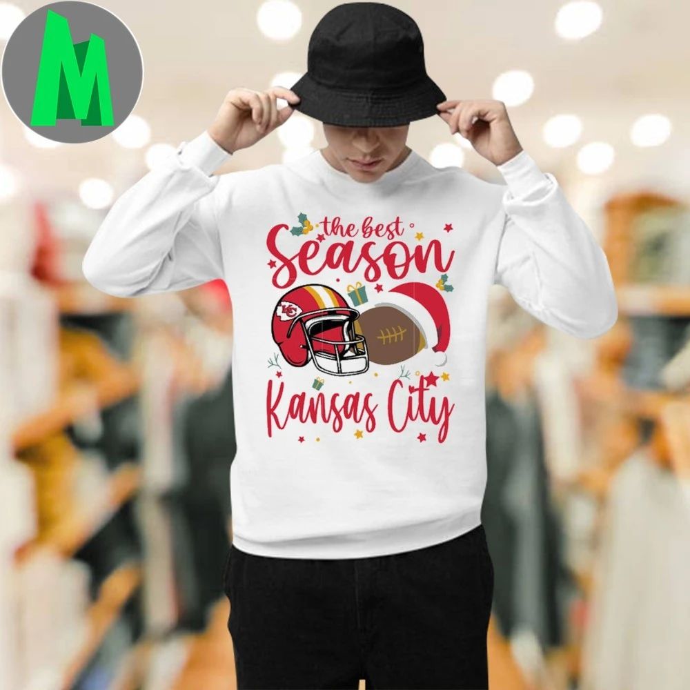 The best season Kansas City christmas rugby ball shirt Unisex