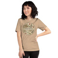 Junk Journal Design , Earth Tone Design Collage Tee, 100% Cotton Unisex