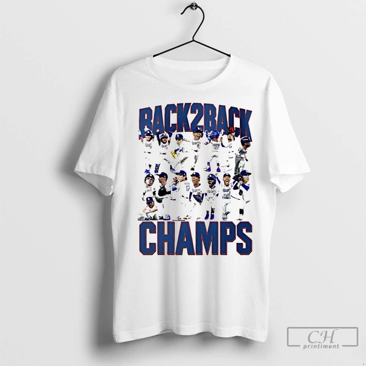 Premium Los Angeles Dodgers Back2back Mini Champs Graphic Unisex