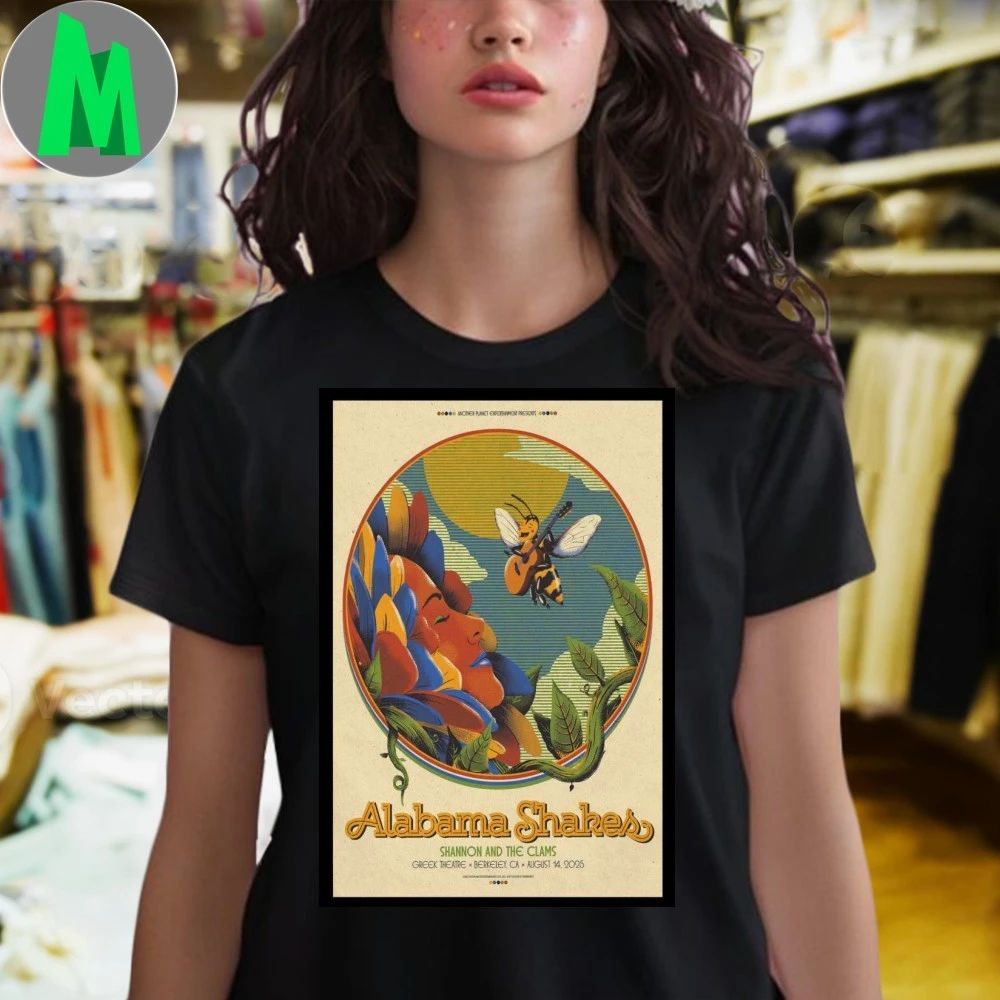 Original Tour Berkeley, CA 2025 Alabama Shakes Poster Unisex