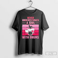 Premium Drummer Art For Girls Women Drumming Drum Set Drummer T Shirts Unisex