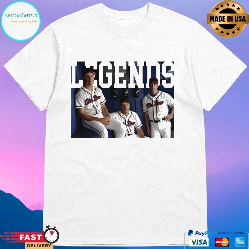 Legends Greg Maddux, John Smoltz And Tom Glavine The Big Three Atlanta Braves Unisex