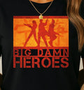 Big Damn Heroes | Firefly Inspired Retro Silhouette Tee, Sci-Fi Shirt Unisex