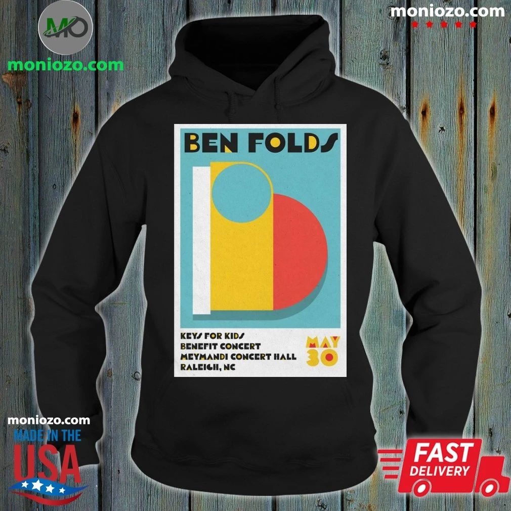 Ben Folds In Raleigh NC On May 30 2026 Event Poster Shirt Unisex