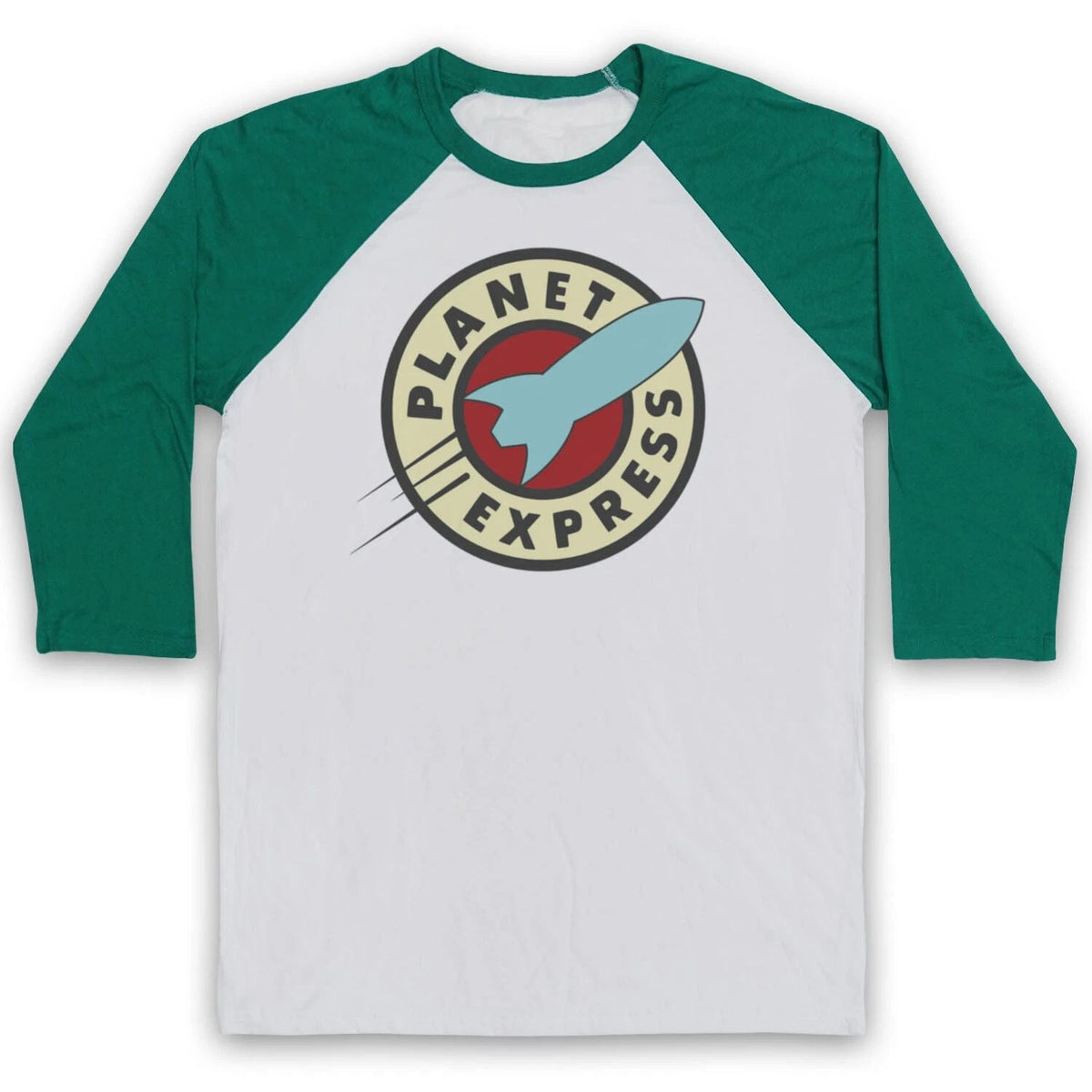 FUTURE CARTOON UNOFFICIAL PLANET EXPRESS LEILA FRY TV 3/4 SLEEVE BASEBALL TEE Unisex