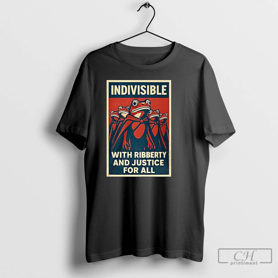 Classic Indivisible With Ribberty And Justice For All T Shirts Unisex