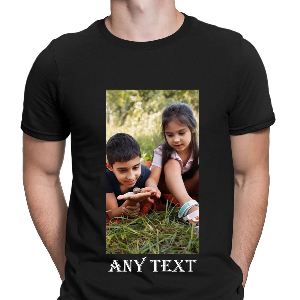 Personalised Any Text & Photo Image Here Stag Do Party Mens s#6NE 1T9A5 Unisex