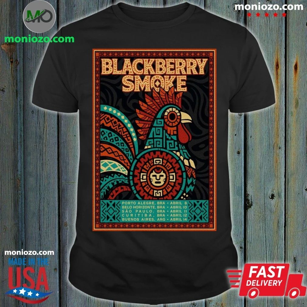 Blackberry Smoke Brazil And Argentina 2026 Poster Shirt Unisex