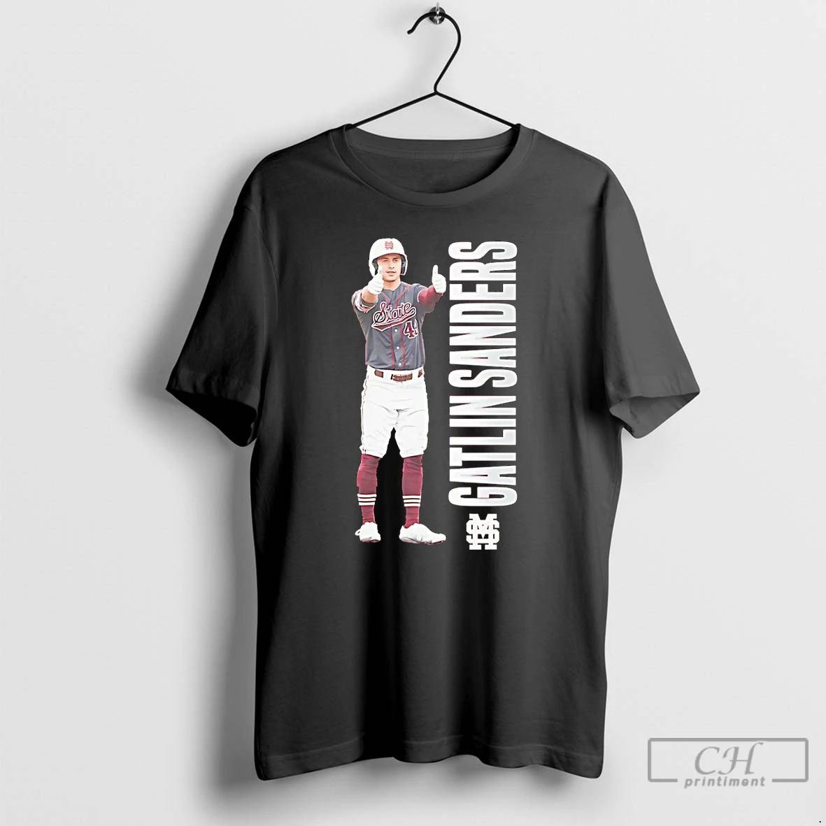 Classic Gatlin Sanders Portrait Like Mississippi State T Shirts Unisex