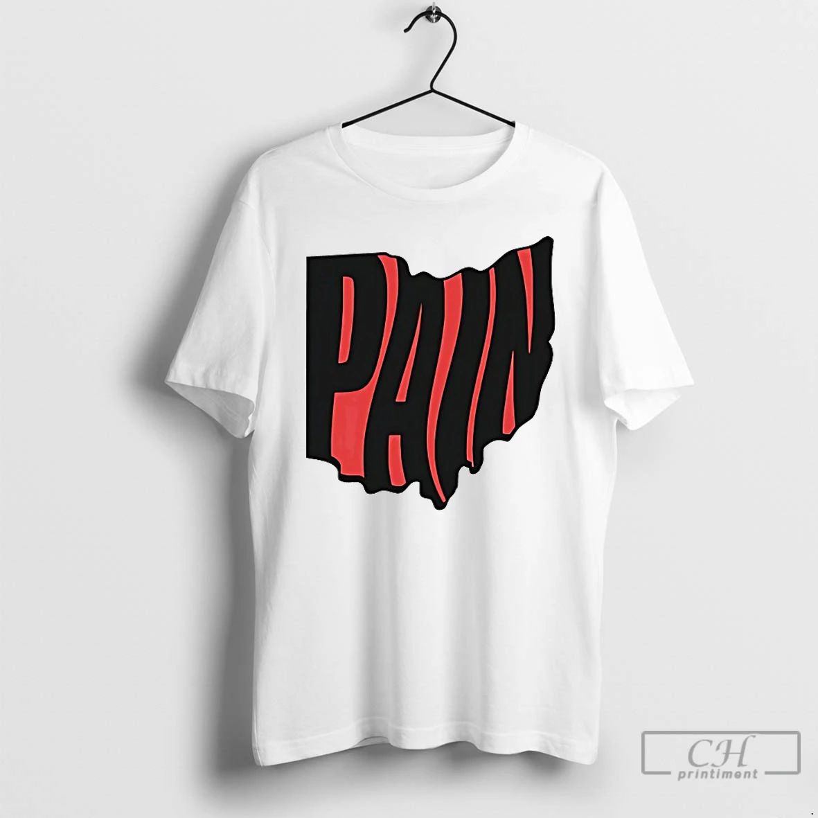 Classic Ohio Pain Map T Shirts Unisex