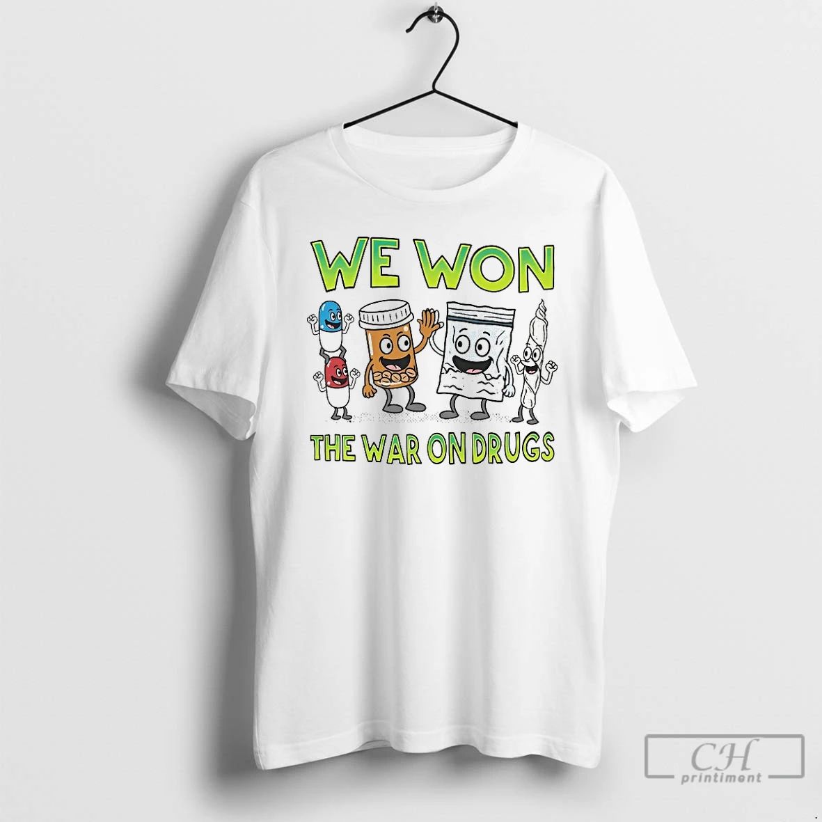 Classic We Won The War On Drugs T Shirts Unisex
