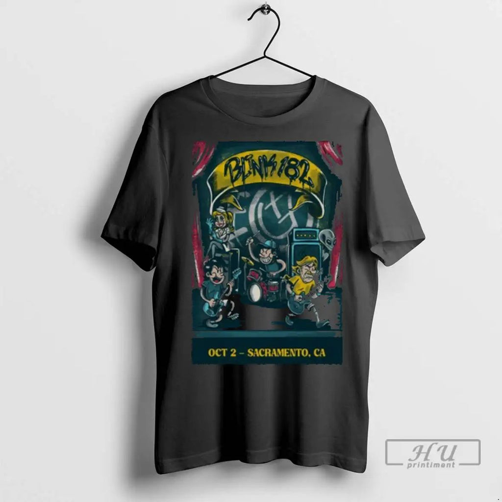 Trending Blink 182 Oct 2 2025 Aftershock Festival Show T Shirts Unisex
