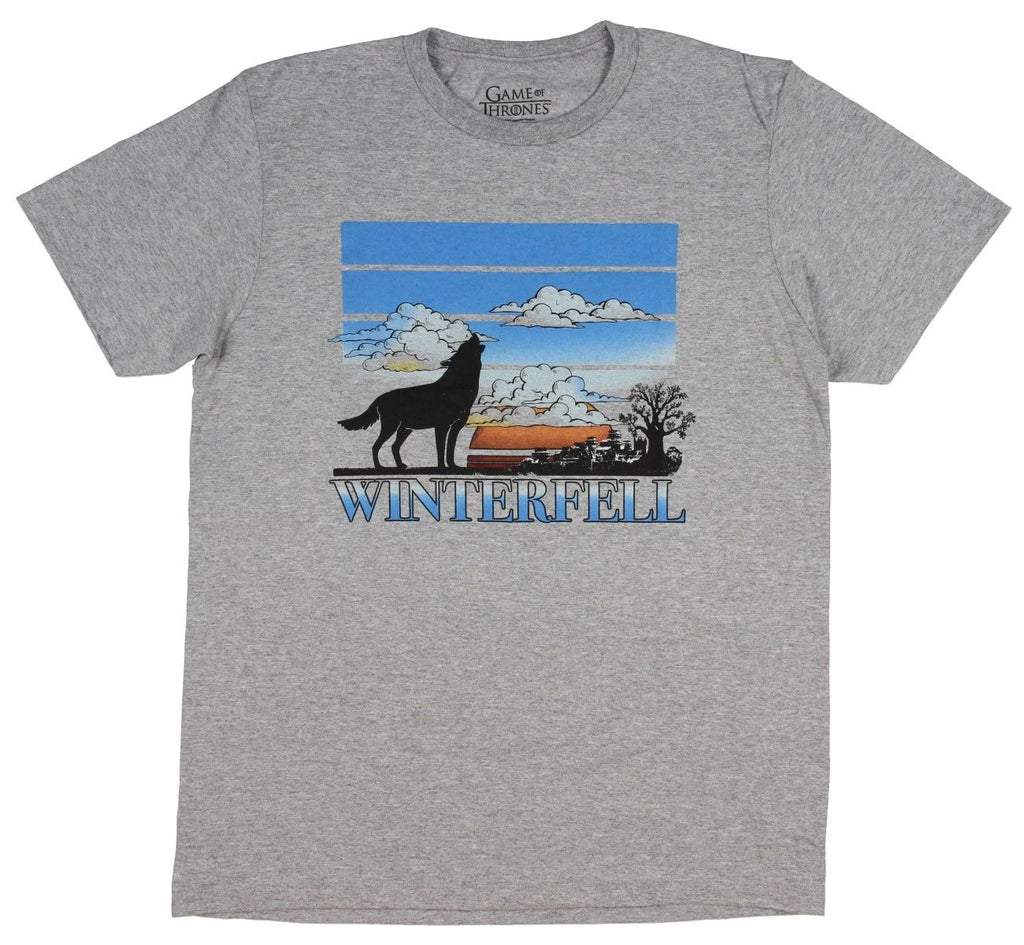 Game of Thrones Shirt Men's Westeros Landscapes Adult Graphic Unisex