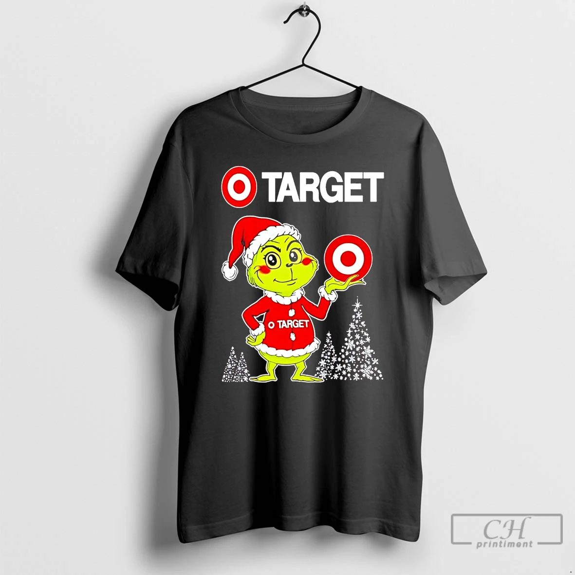 Classic Santa Grinch Target Christmas T Shirts Unisex