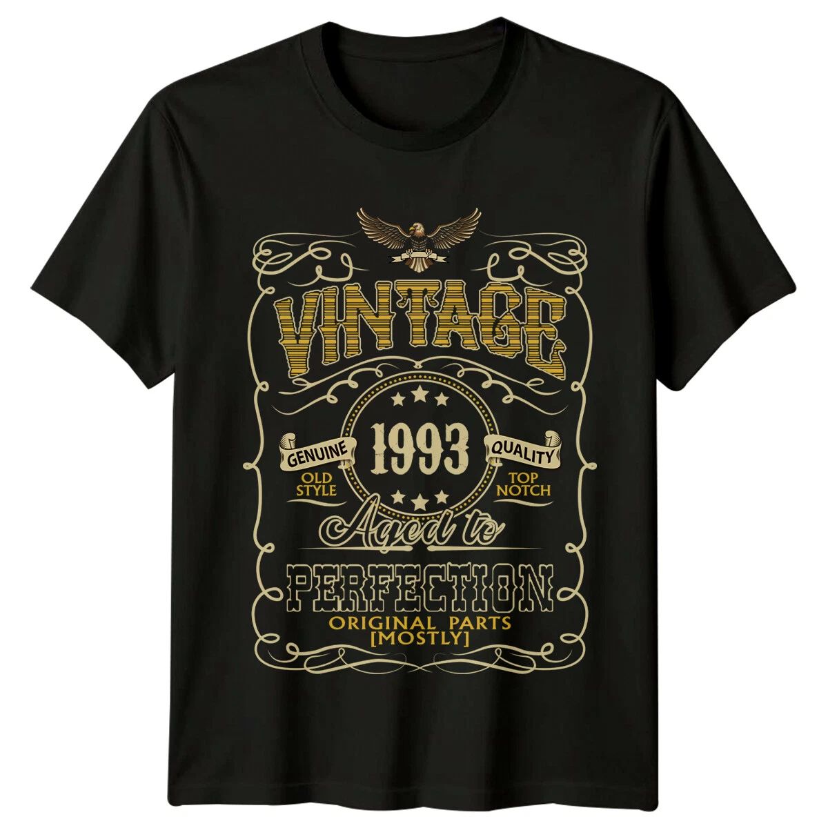 Vintage 1993 Mens 33rd Birthday Gift Original Parts Tee Unisex