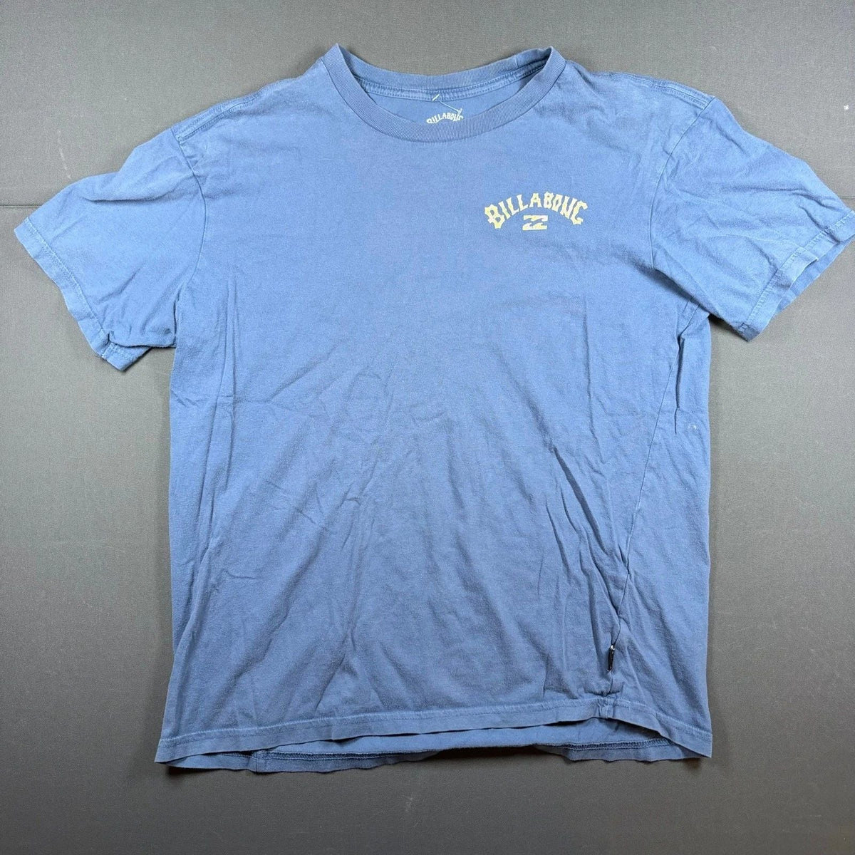 Billabong Sun Faded Blue Graphic Surf Skate Streetwear Men's Small Unisex