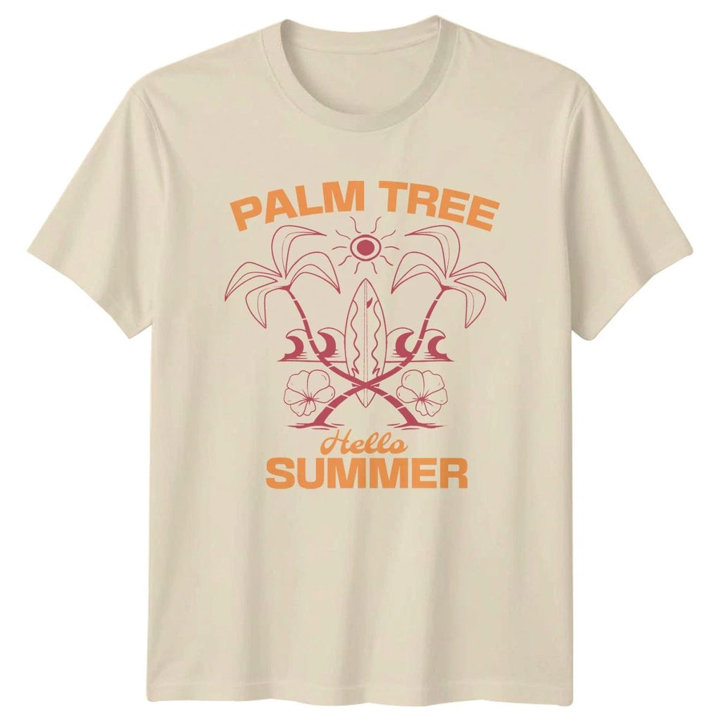 Palm Tree Hello Summer Tropical Beach Summer Gift For Him And Her Unisex