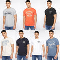 Men's Crosshatch Crew Neck Short Sleeve Casual Soft Cotton Summer Top Unisex