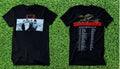2 sided 1987 U2 The Joshua Tree Tour Rock Ban T Shirt Black Unisex