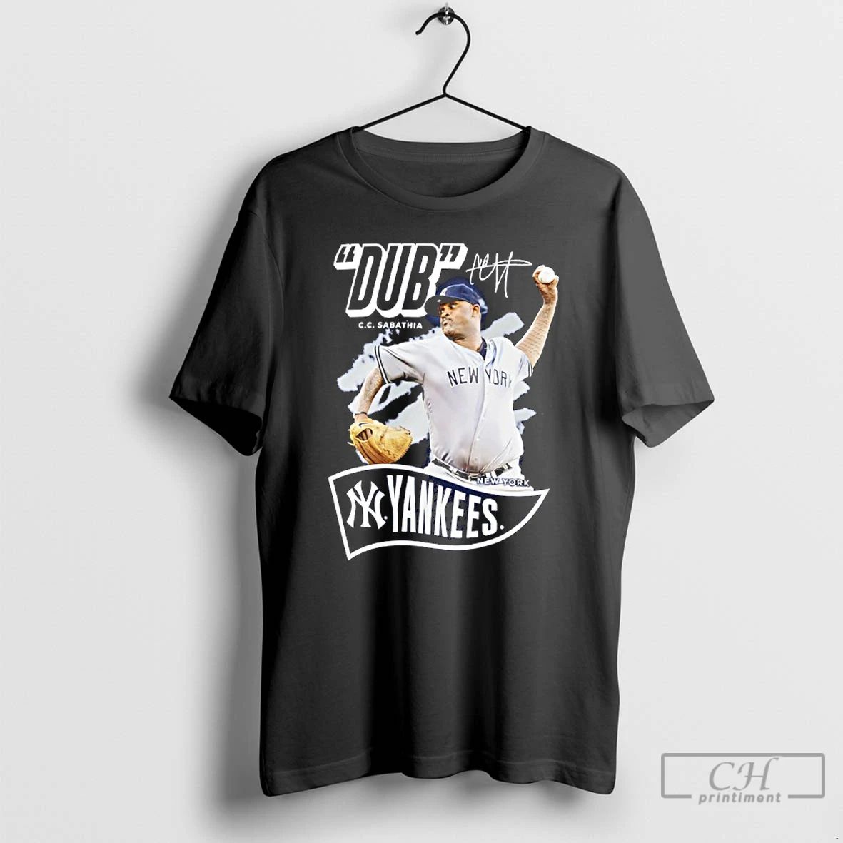 Premium Dub Cc Sabathia New York Yankees Retired Player Nickname Signature T Shirts Unisex