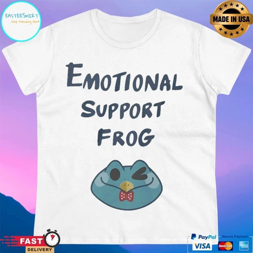 Emotional Support Frog Fizzarolli Cartoon Unisex