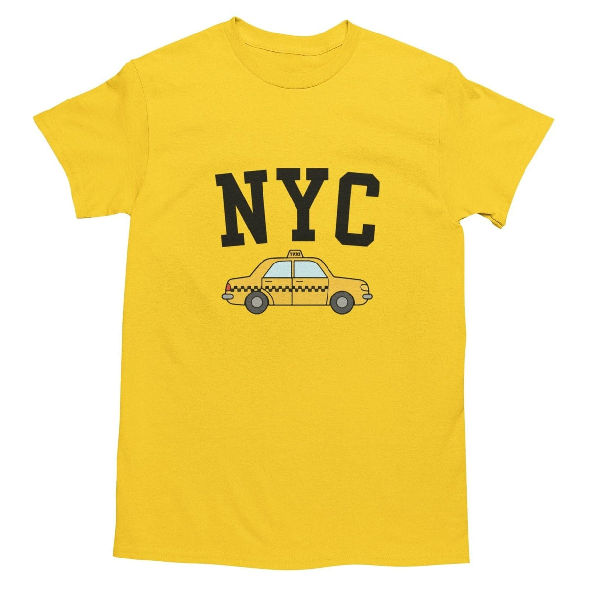 Kids Tee NY Taxi Tee Yellow Cab Design New York City Shirt Youth Boys Unisex