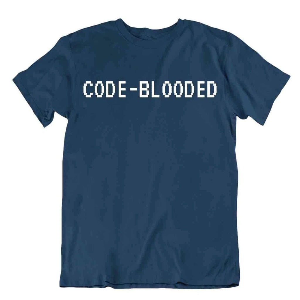 Code Blooded Tshirt Programmer Funny Geek T Shirt tee Shirt Unisex