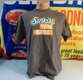 SUNKIST TEN Great Tasting Calories t Shirt Men's XL Graphic Tee Soda POP ORANGE Unisex