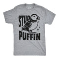 Mens Funny T Shirts Stud Puffin Sarcastic Graphic Tee for Men Unisex