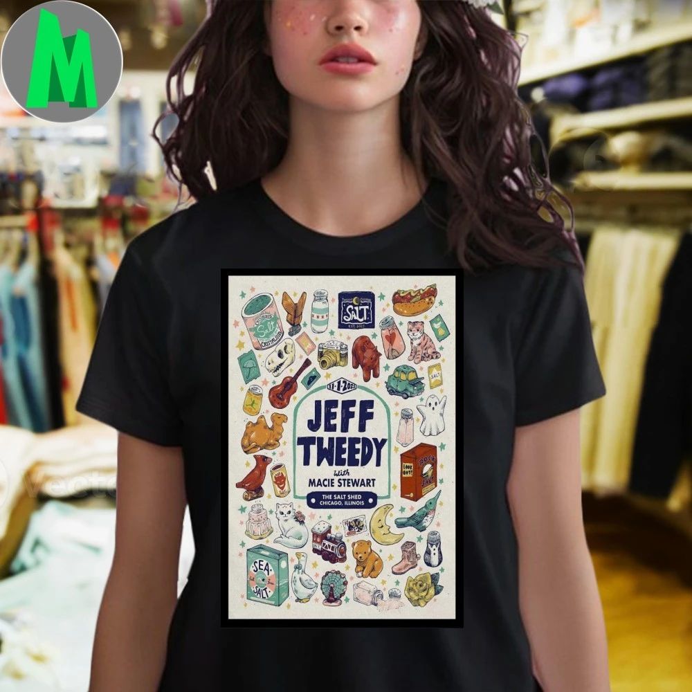 Jeff Tweedy Chicago, Illinois November 1 2025 Poster Shirt Unisex