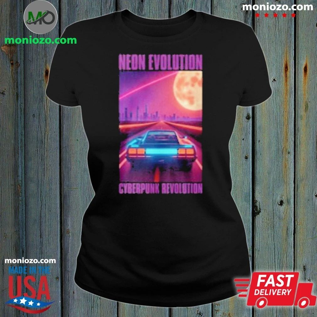 80s Futuristic Retrowave Neon Evolution Cyberpunk Unisex