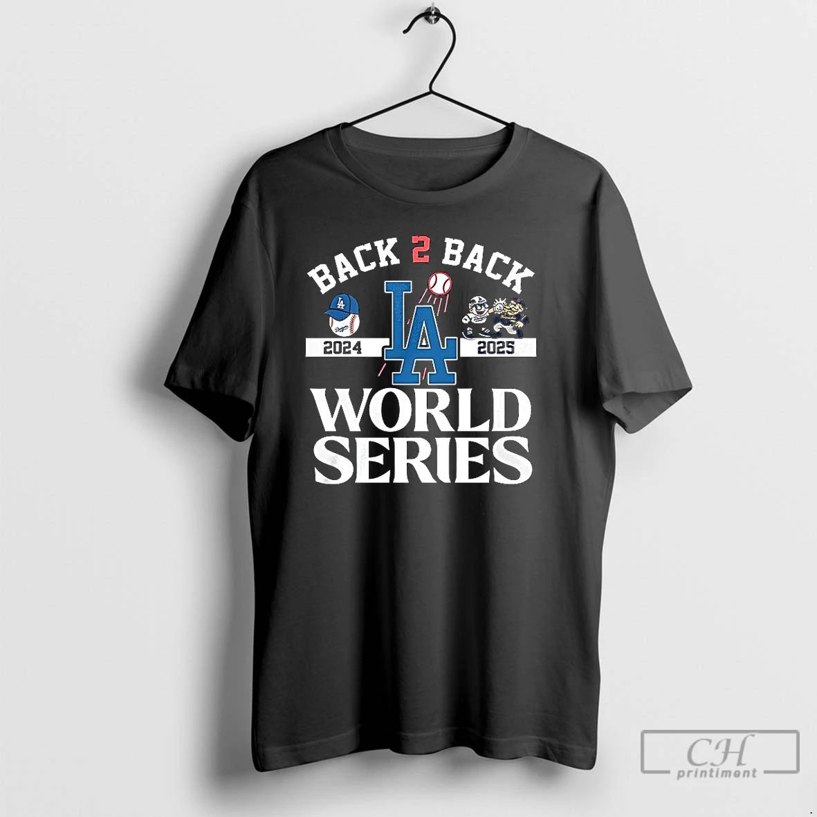 Classic Los Angeles Dodgers Baseball World Series 2025 Champs Back To Back T Shirts Unisex