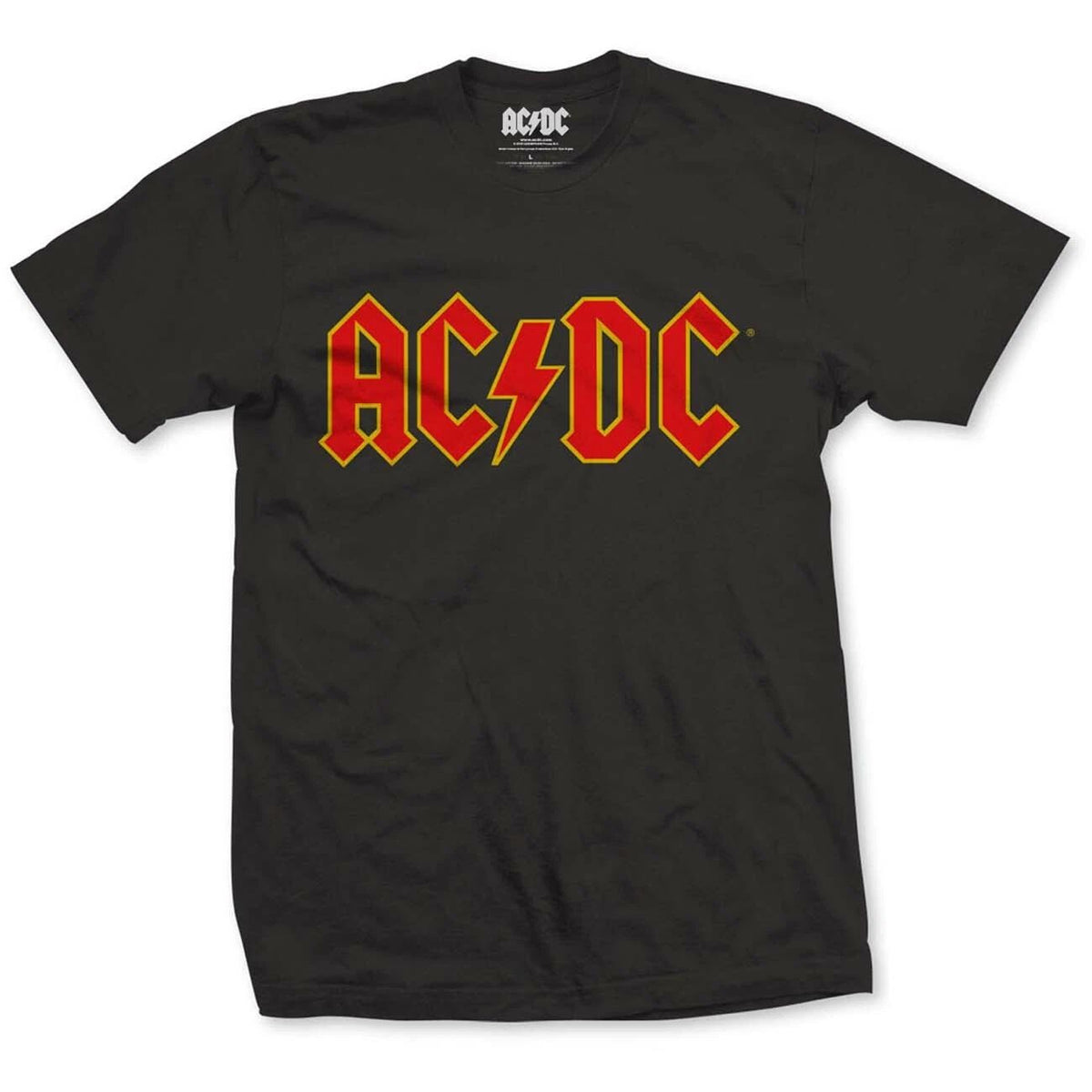 Official AC/DC Red Logo Black Unisex