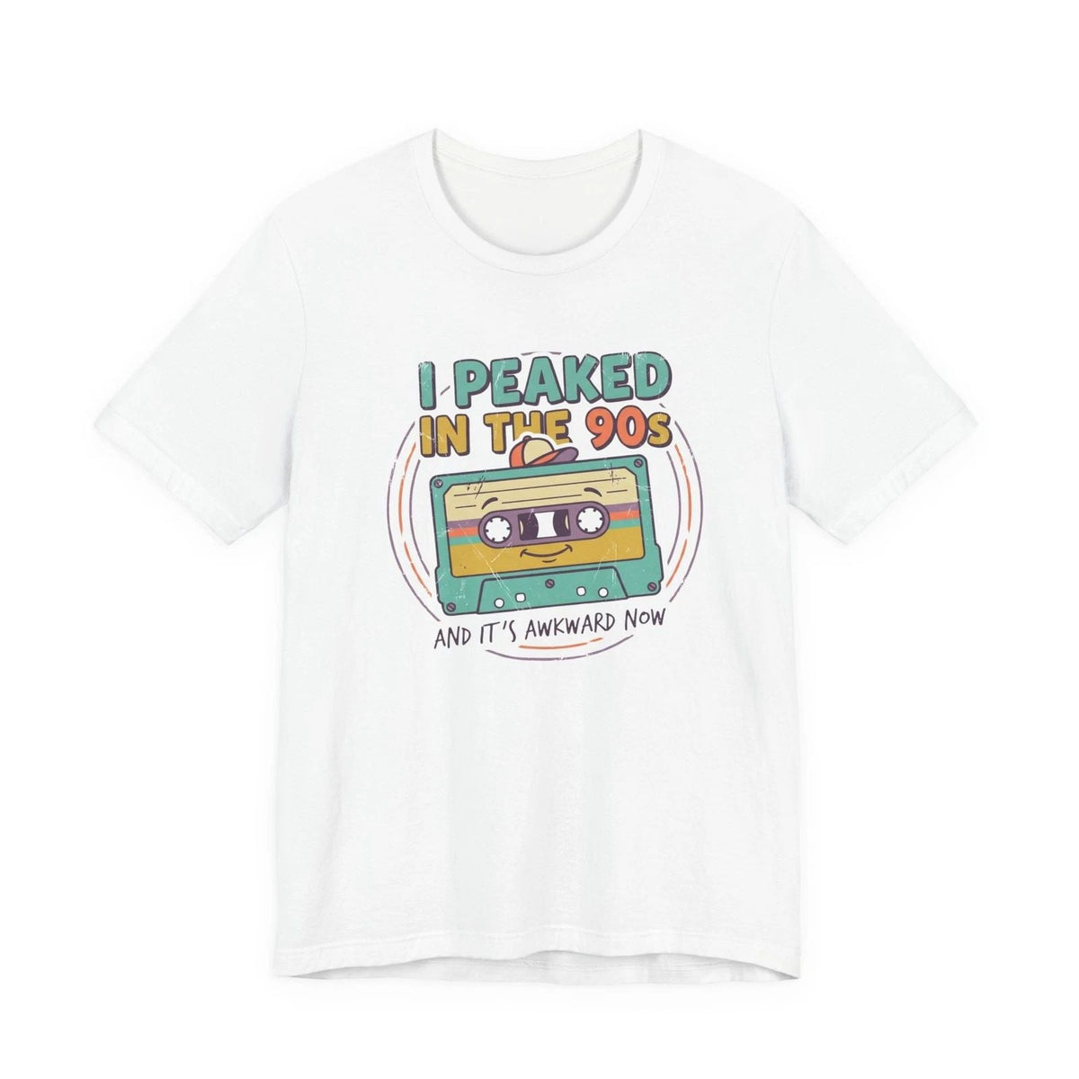 I Peaked in the 90s cassette tee | Retro 90s nostalgia shirt Unisex