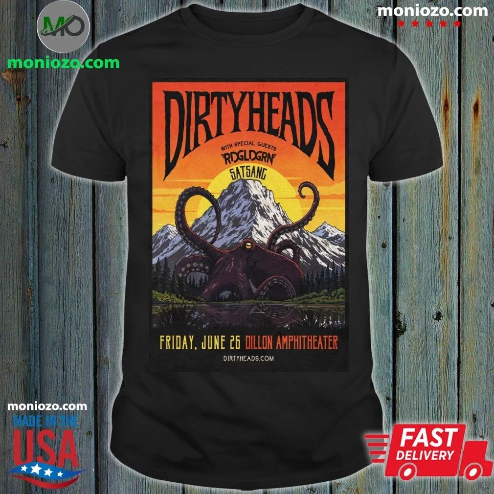 Original Dirty Heads Dillon Amphitheater June 26, 2026 Poster Shirt Unisex