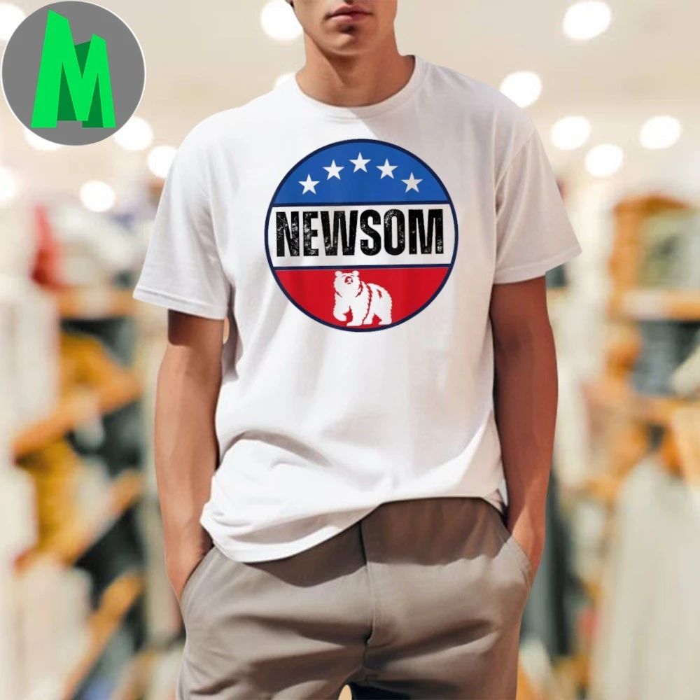 Gavin Newsom 2028 California Bear President Democrat Shirt Unisex