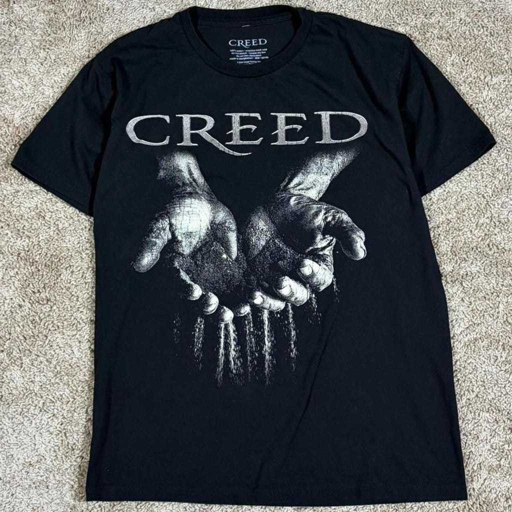 Vintage Creed Full Circle Graphic Black Rock Band Tee Unisex Unisex