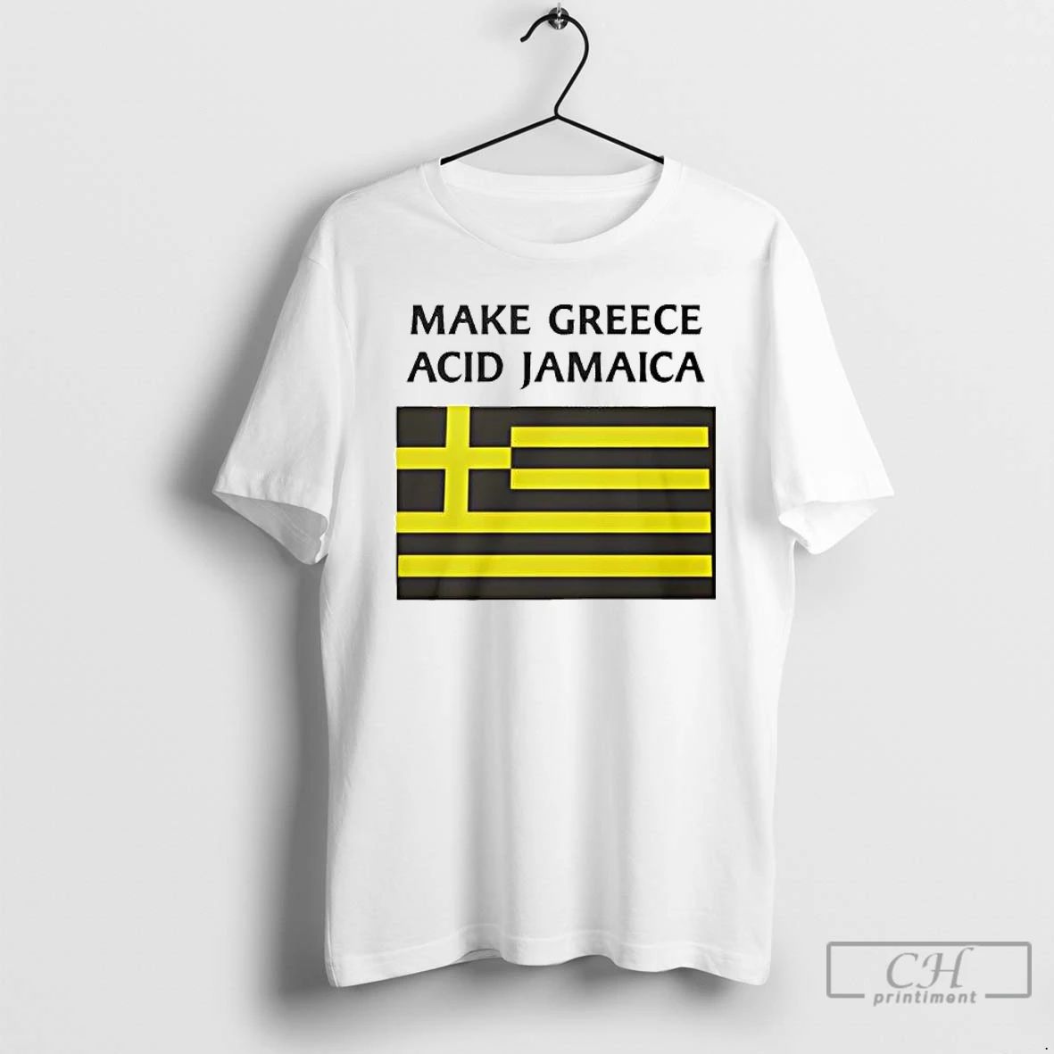 Premium Make Greece Acid Jamaica Flag T Shirts Unisex