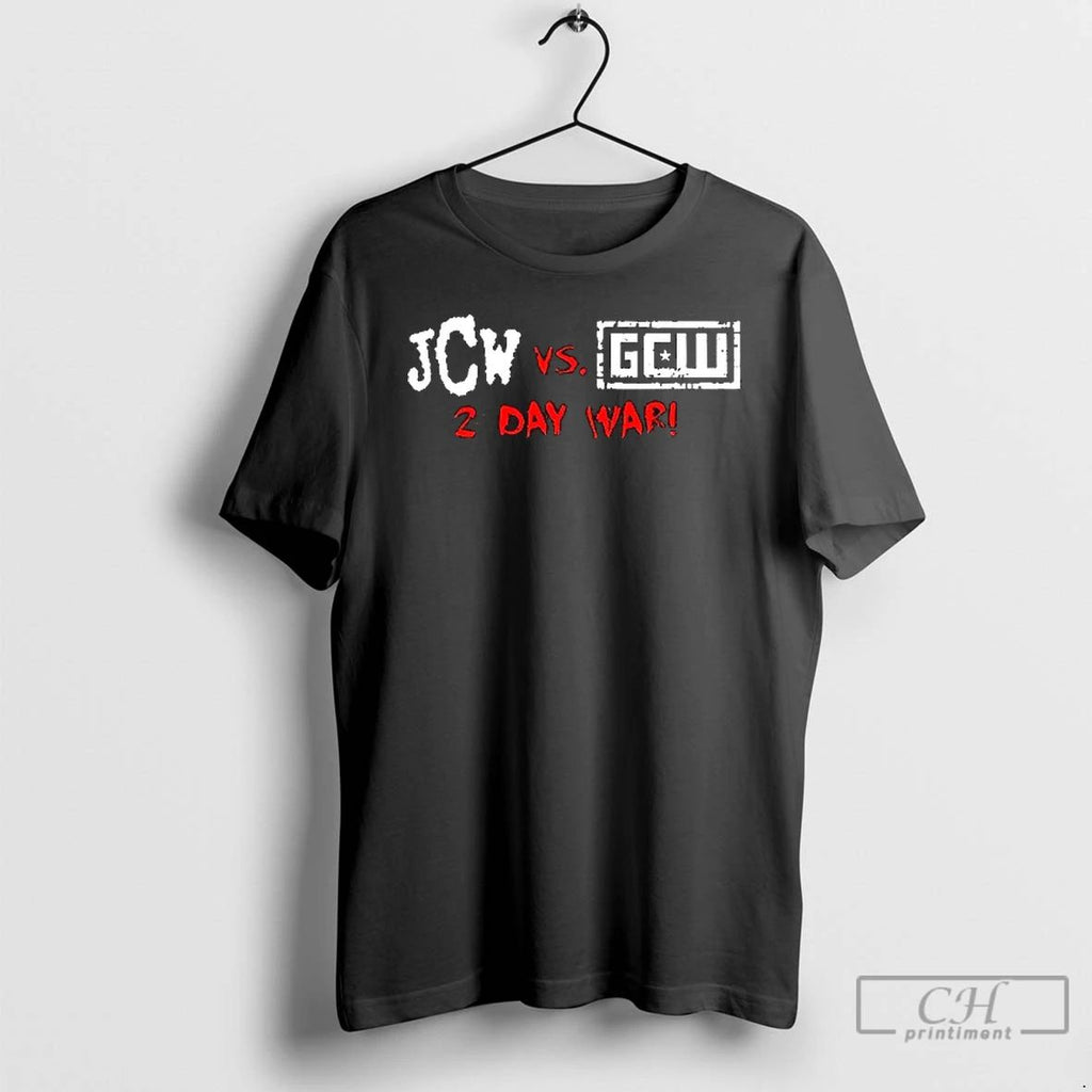 Classic Jcw Vs Gcw 2 Day War Gathering Of The Juggalos Silhouette Shirts Unisex