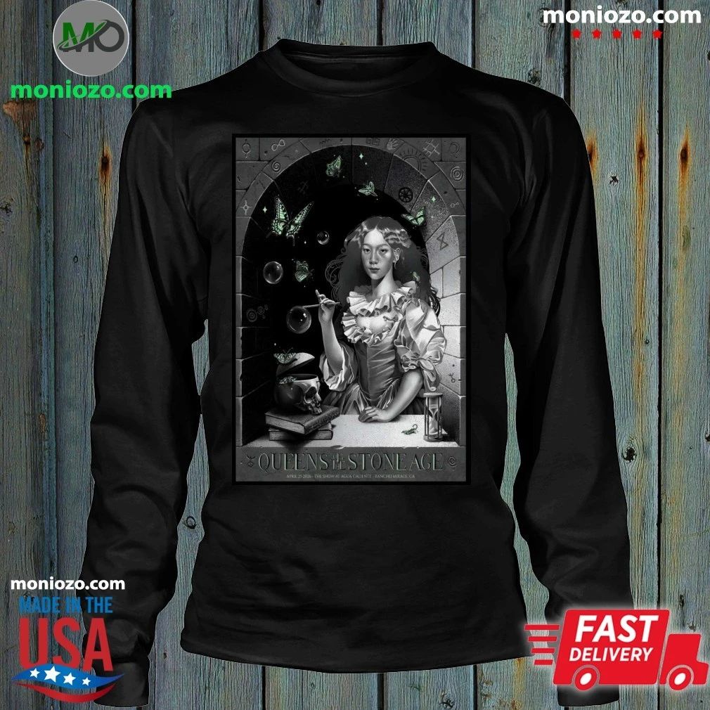 Original QOTSA Rancho Mirage CA On Apr 25 2026 Poster Shirt Unisex