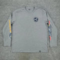 Sakaida & Sons Shirt Men's XL Gray Trucking Logo Graphic Tee Long Sleeve Adult Unisex